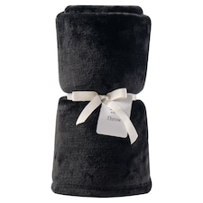 F&F Home Oversized Super Soft Throw Black
