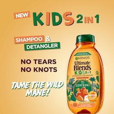 Garnier Ultimate Blends Kids 2 In 1 Apricot Shampoo 250Ml thumbnail 2