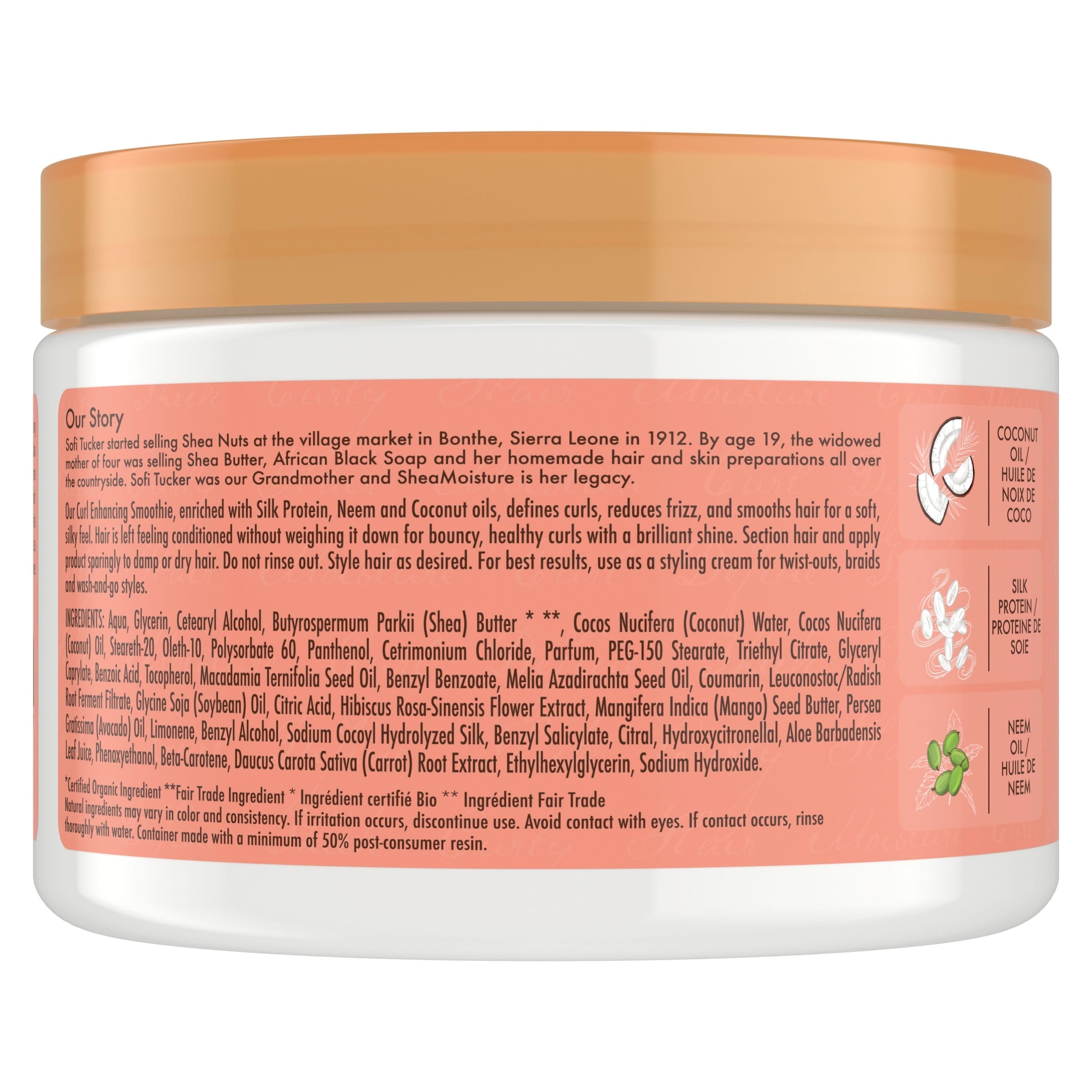 Shea Moisture Coconut & Hibiscus Curl Enhancing Smoothie 326M thumbnail 2