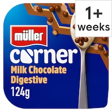 Muller Corner Vanilla Yogurt with Chocolate Digestive Biscuits