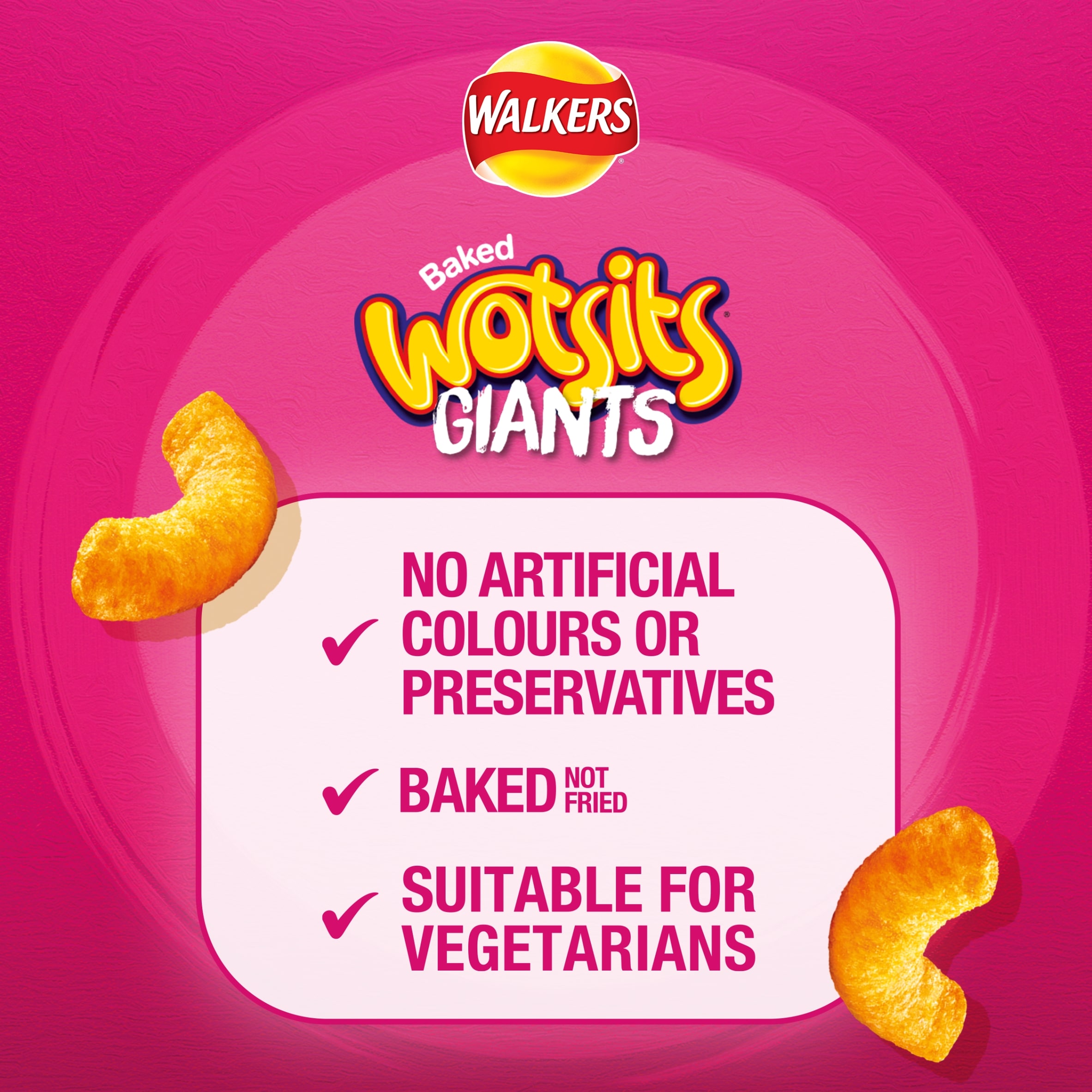Walkers Wotsits Giants Prawn Cocktail Sharing Bag Crisps 105g thumbnail 3