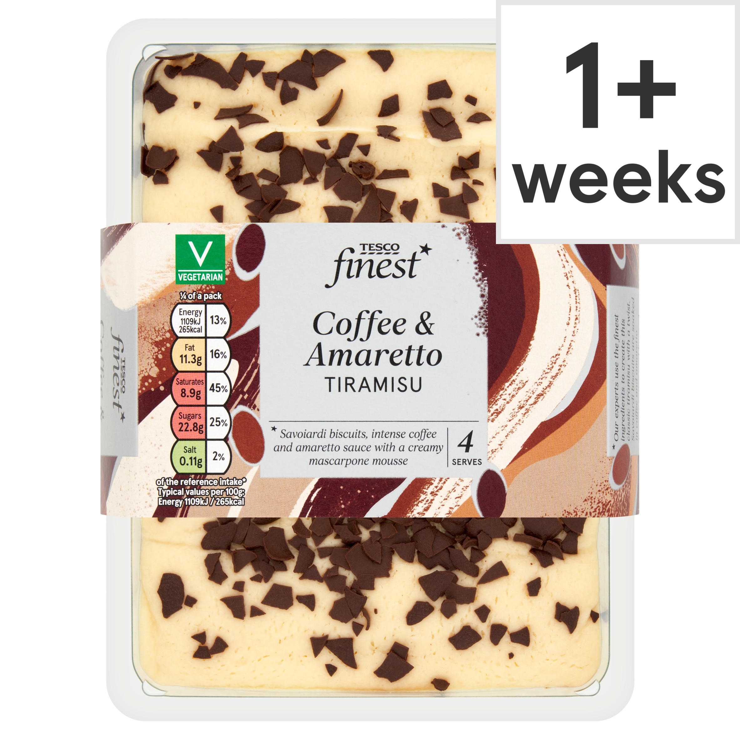 Tesco Finest Coffee & Amaretto Tiramisu Dessert 400g