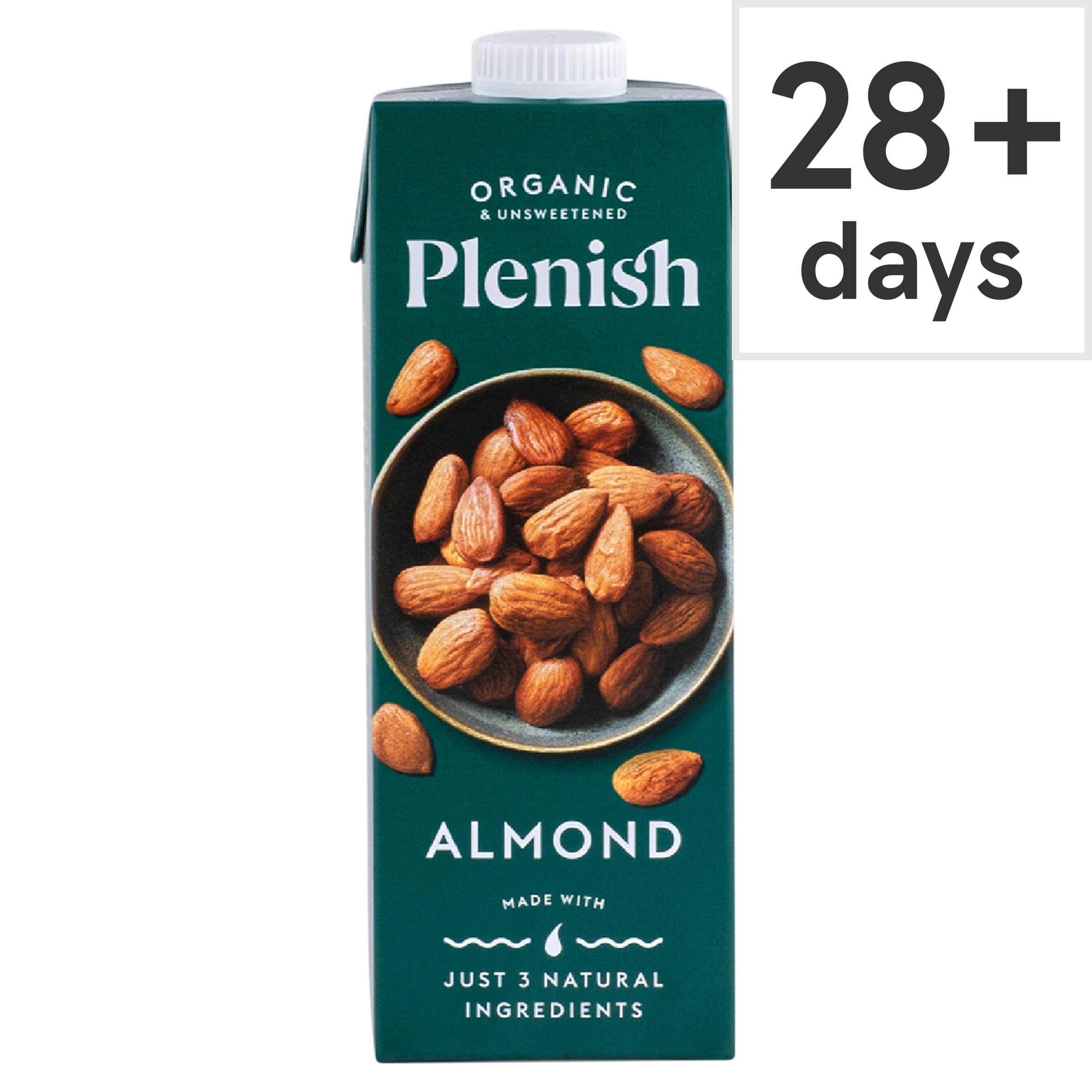 Plenish Organic Almond Unsweetened Drink Long Life