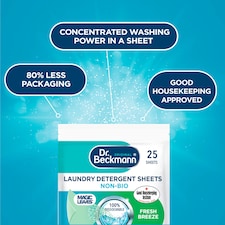 Dr Beckmann Non Biological Laundry Detergent Sheets X25 thumbnail 4
