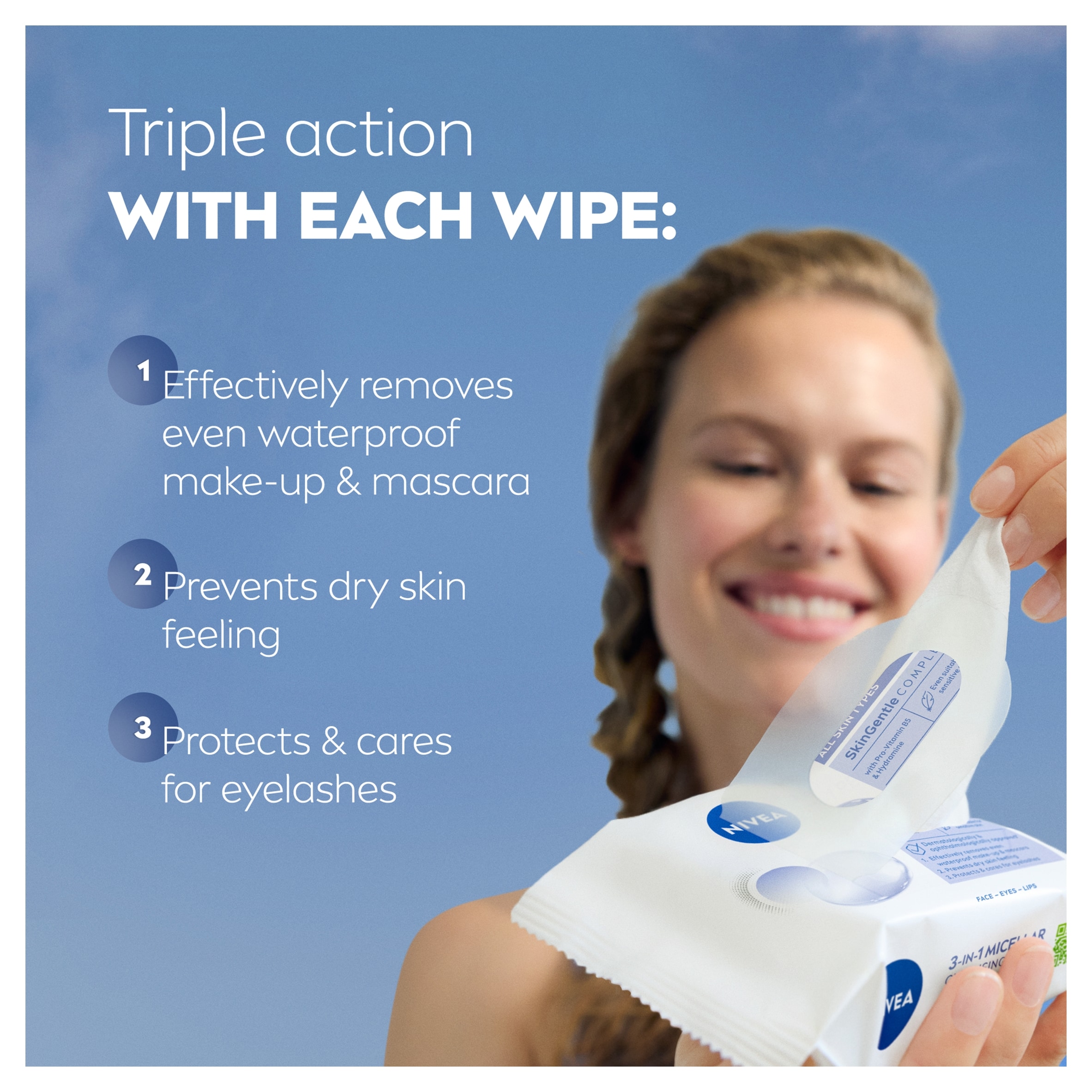 NIVEA Cleansing Face Wipes Normal Skin 25 Pack thumbnail 5