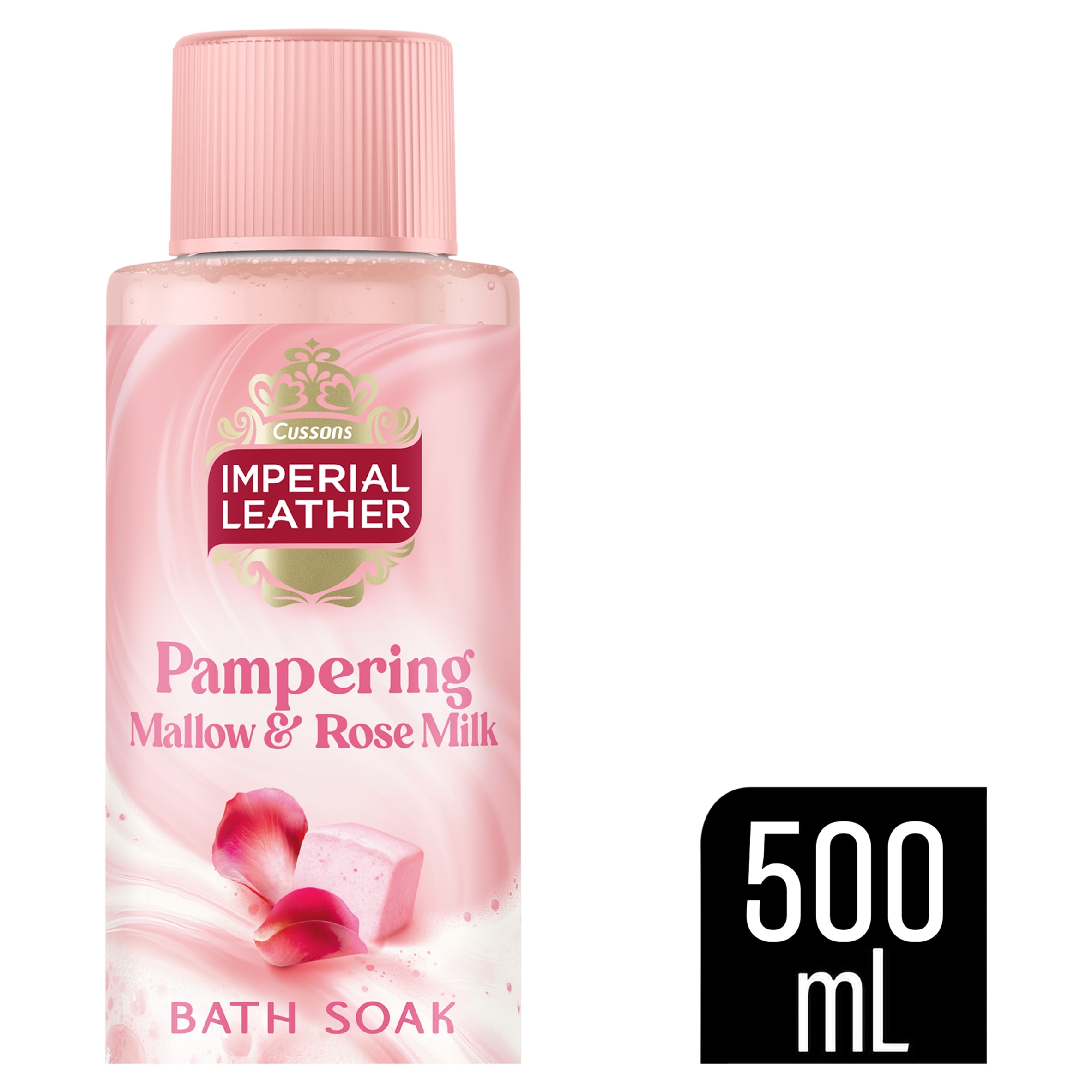 Imperial Leather Pampering Bath Soak - Mallow & Rose Milk 500ml