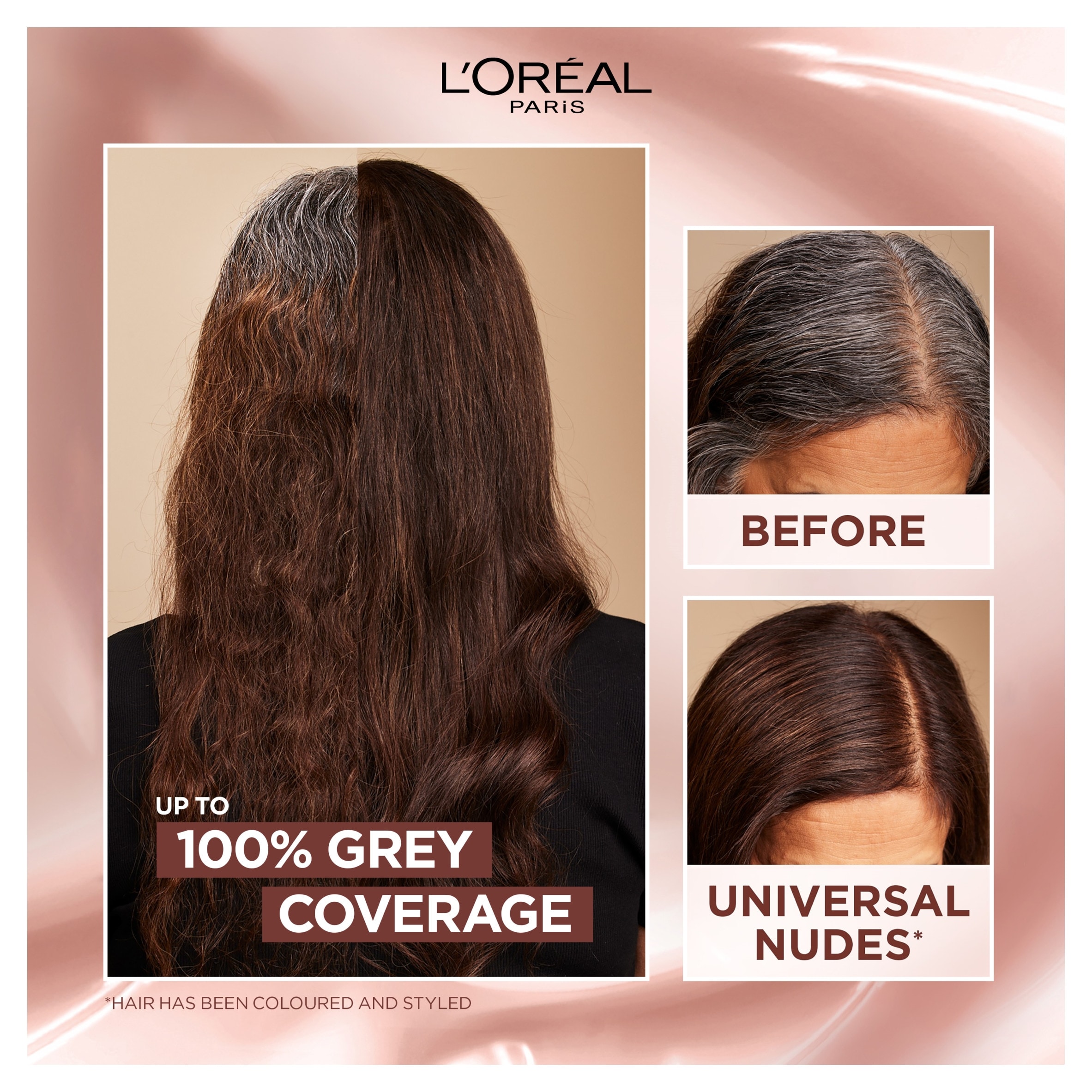 L'Oreal Paris Excellence Universal Nudes 4U Brown Permanent Hair Dye thumbnail 3