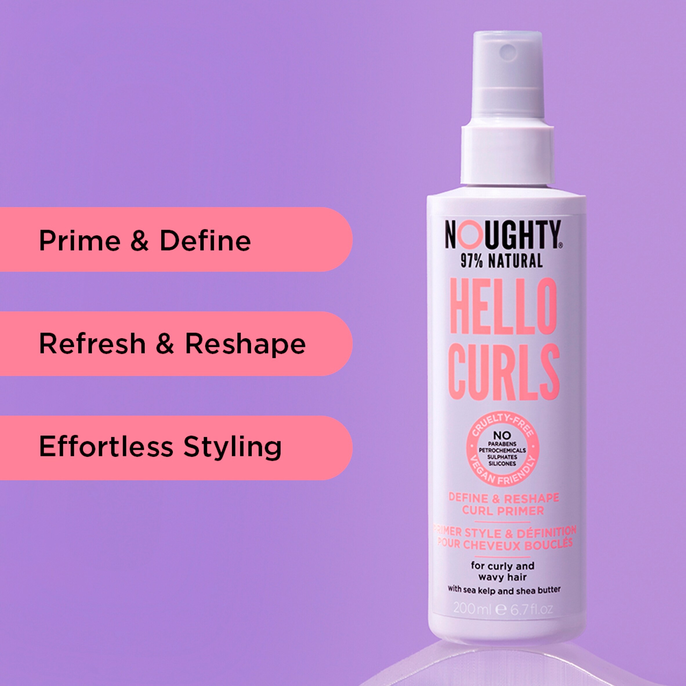 Noughty Hello Curls Curl Primer 200ml thumbnail 2
