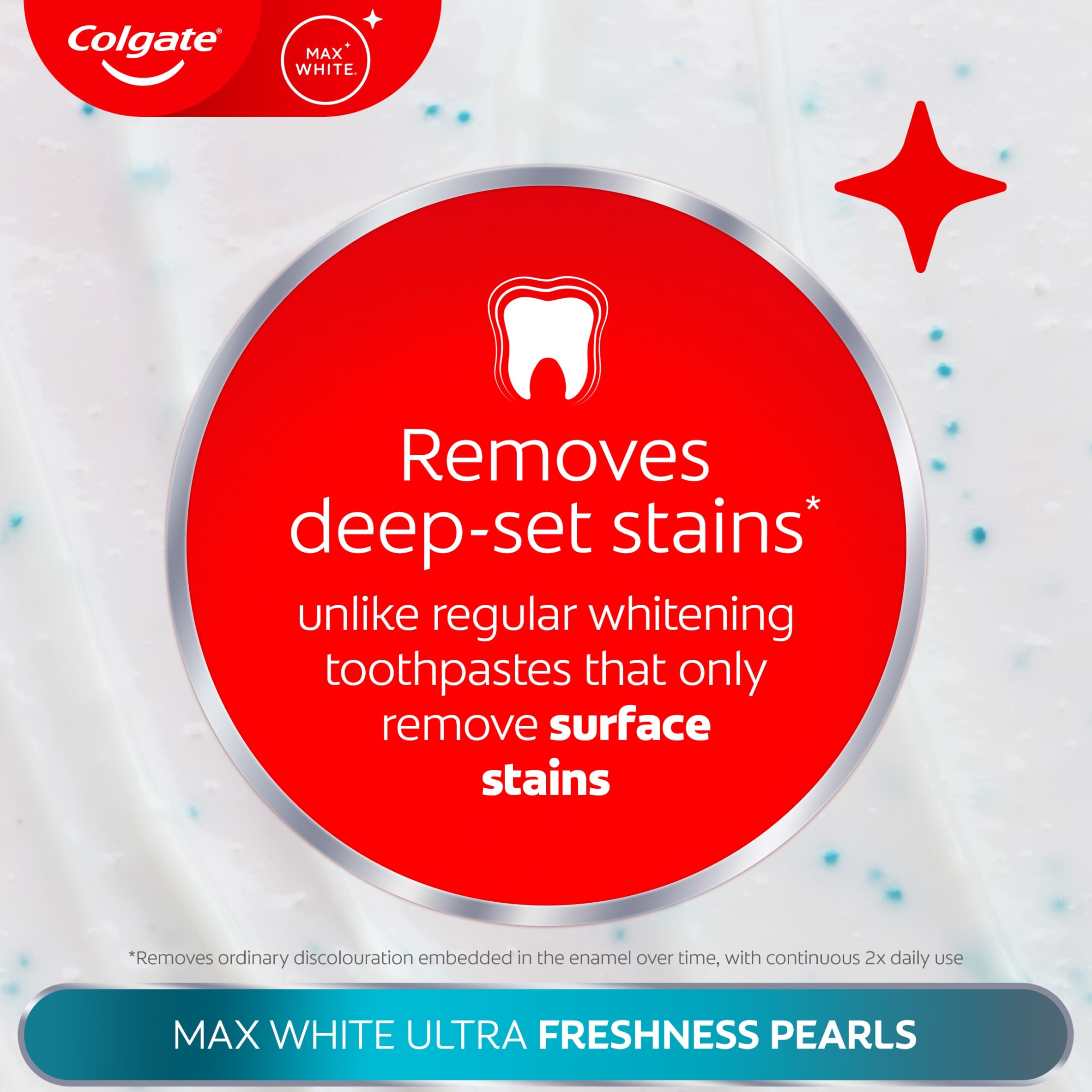 Colgate Max White Ultra Fresh Pearls Whitening Toothpaste 75ml thumbnail 5