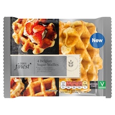Tesco Finest Belgian Sugar Waffles 4 Pack 200g