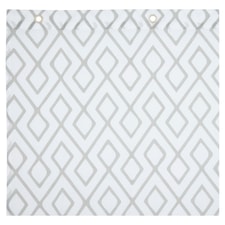 F&F Home Grey Geo Shower Curtain thumbnail 2