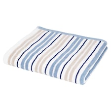 F&F Home Blue Stripe Hand Towel