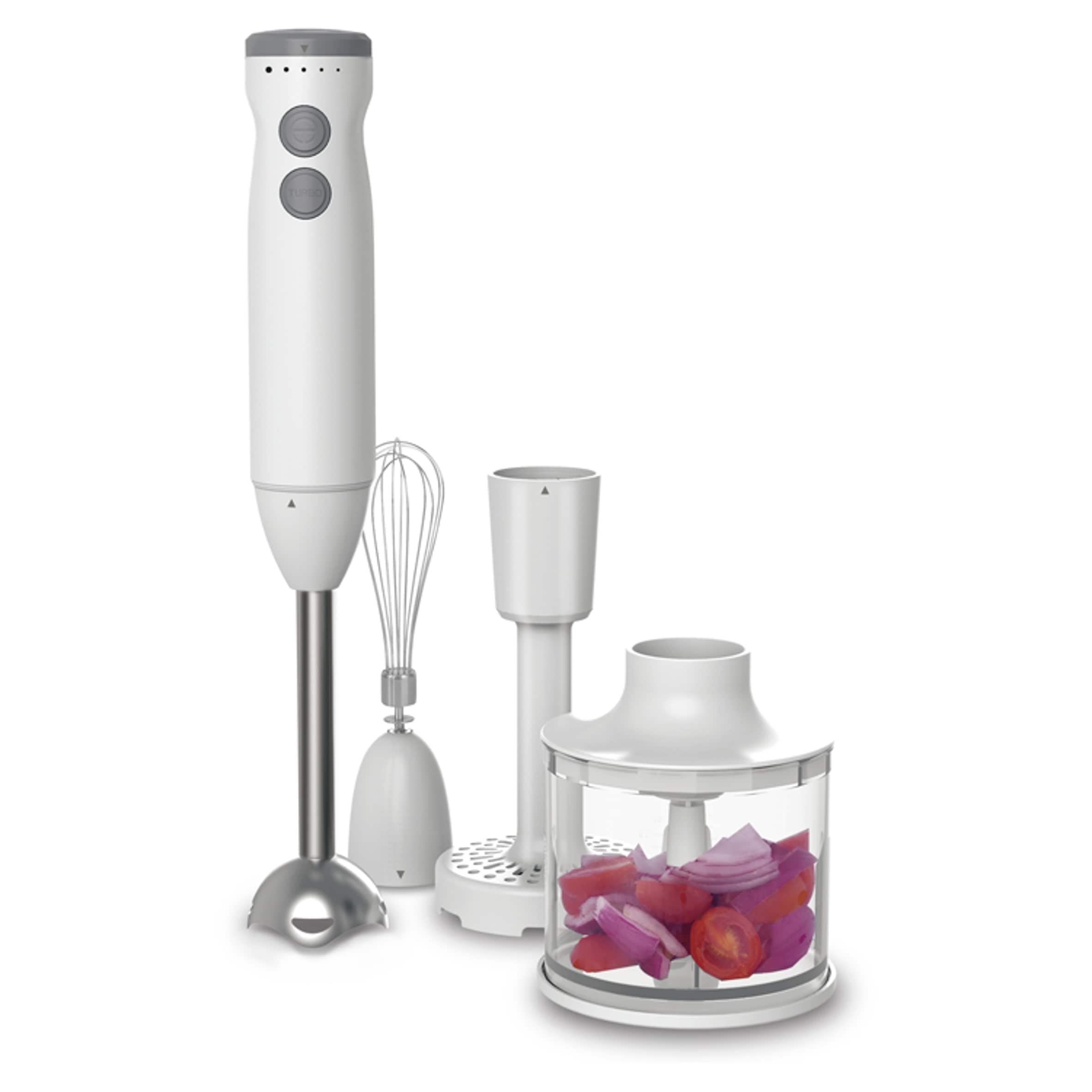 Tesco Hbs22 White Hand Blender Set
