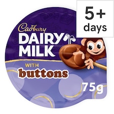 Cadbury Dairy Milk Buttons Chocolate Dessert 75G
