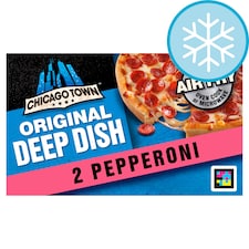 Chicago Town Deep Dish Pepperoni Pizzas 2 X 155G