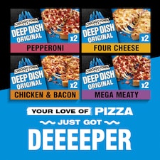 Chicago Town Deep Dish Pepperoni Pizzas 2 X 155G thumbnail 3