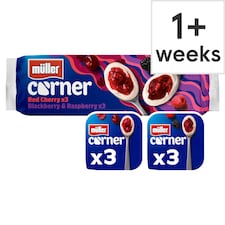 Muller Corner Red Fruits & Blackberry Yogurts 6 X 136G