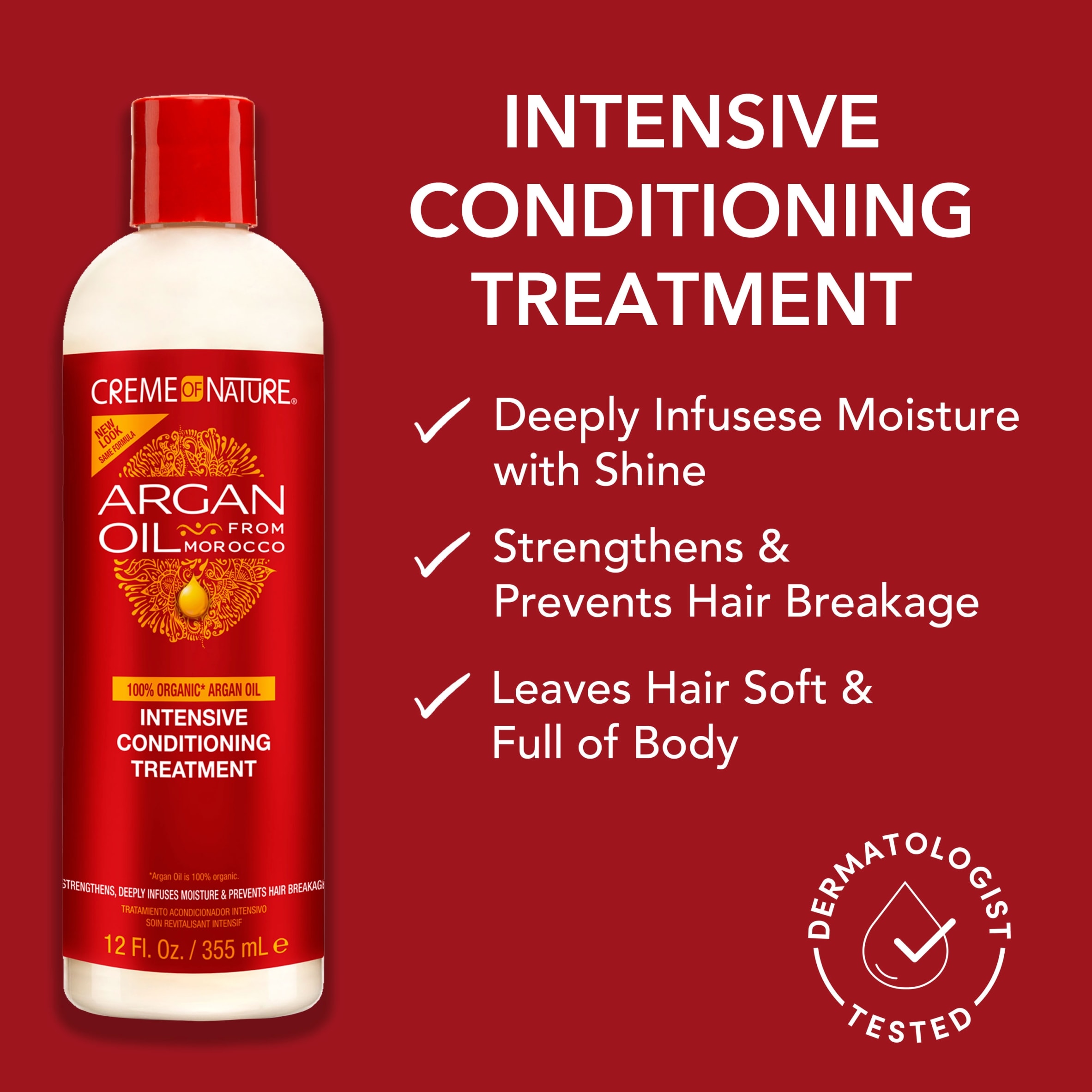 Creme Of Nature Argan Oil Conditioning Treatment 354Ml thumbnail 3