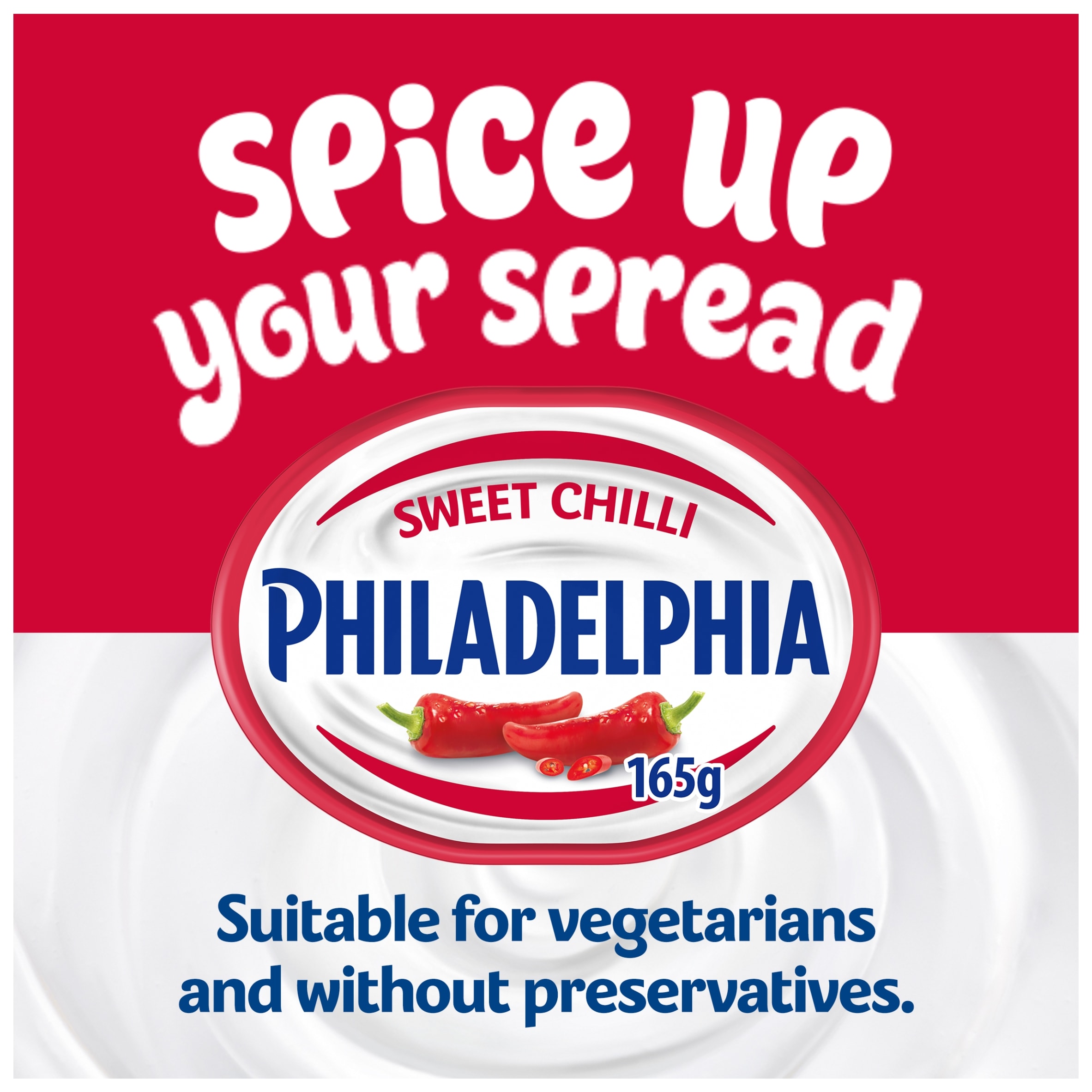 Philadelphia Sweet Chilli Soft Cream Cheese 165G thumbnail 2
