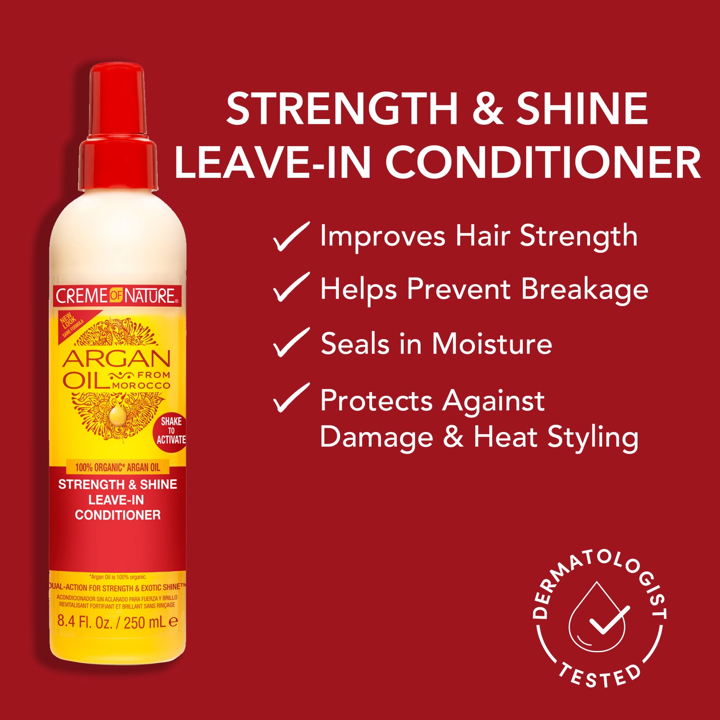 Creme Of Nature Argan Oil Leave In Conditioner 250Ml thumbnail 3