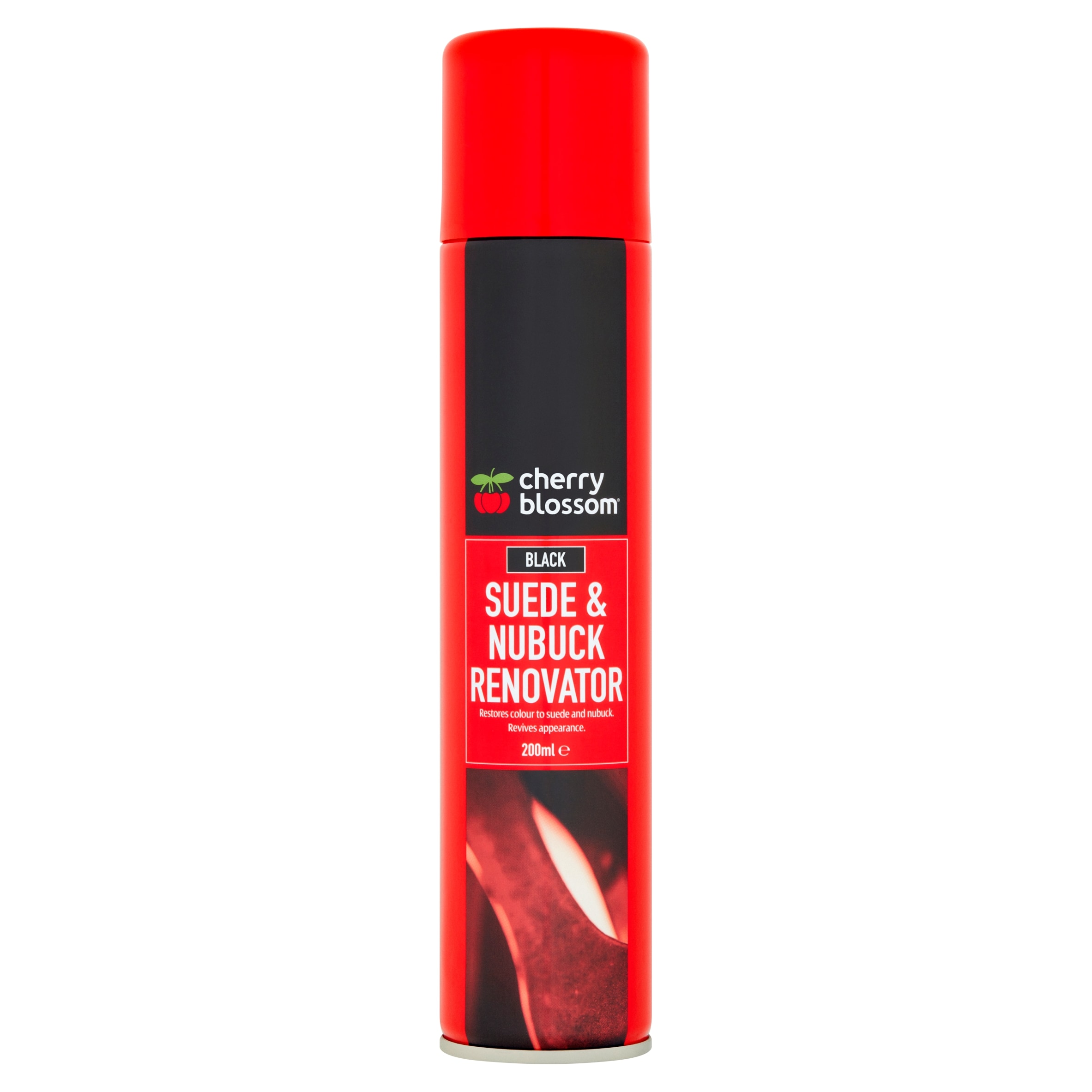 Cherry Blossom Black Suede & Nubuck Renovator 200Ml