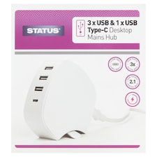 Status Desk Top Usb & C Adapter