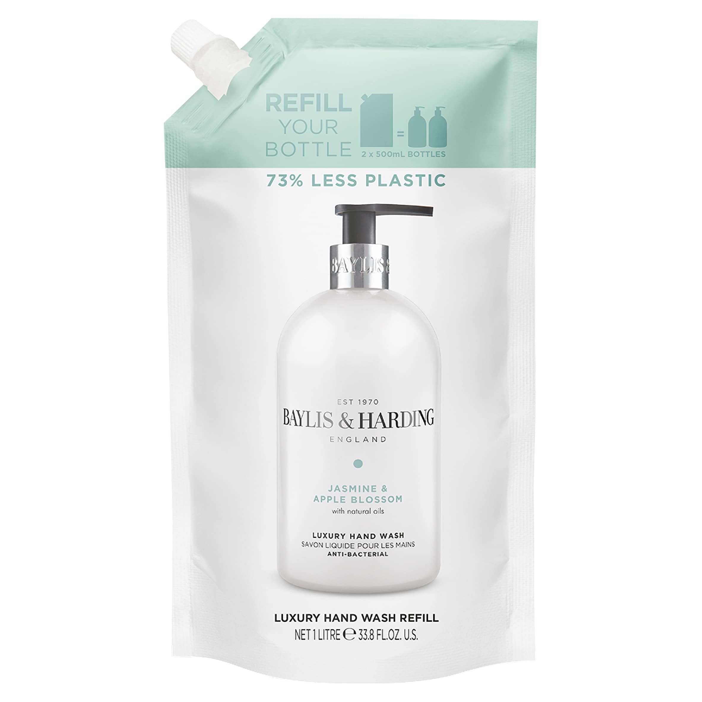 Baylis & Harding Jasmine & Apple Blossom Handwash Refill 1 Litre