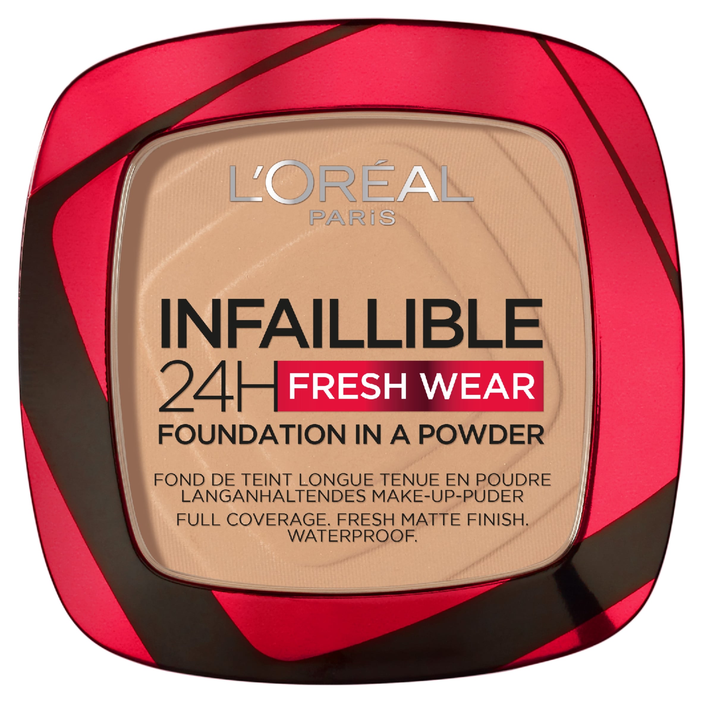 L'Oreal Paris Infallible 24H Fresh Wear Foundation in a Powder Shade 140 Golden Beige