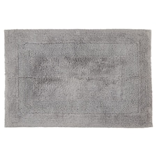 F&F Home Premium Bath Mat Silver with Cotton and TENCEL TM Lyocell