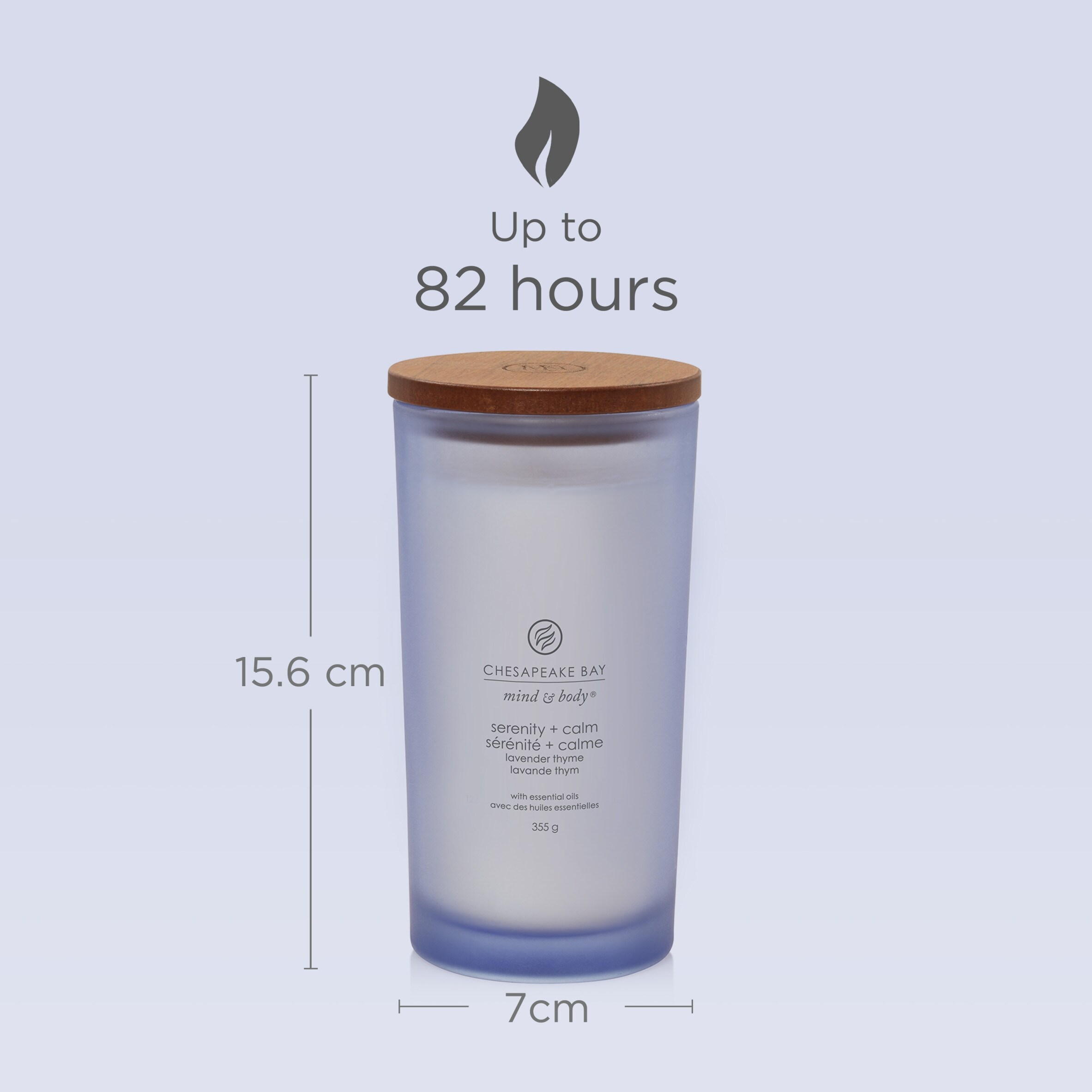 Chesapeake Bay Lavender Thyme Candle 355G thumbnail 3