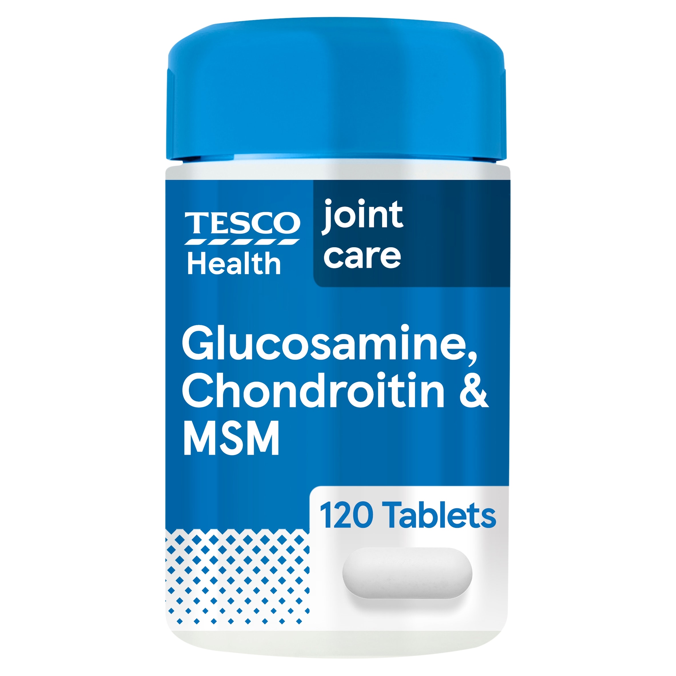 Tesco Health Glucosamine, Chondroitin & MSM 120 Tablets