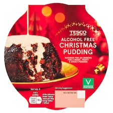 Tesco Alcohol Free Christmas Pudding 400G