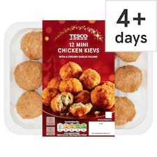 Tesco 12 Mini Chicken Kievs 360G