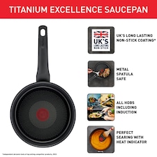 Tefal Titanium Excellence 18Cm Saucepan thumbnail 2
