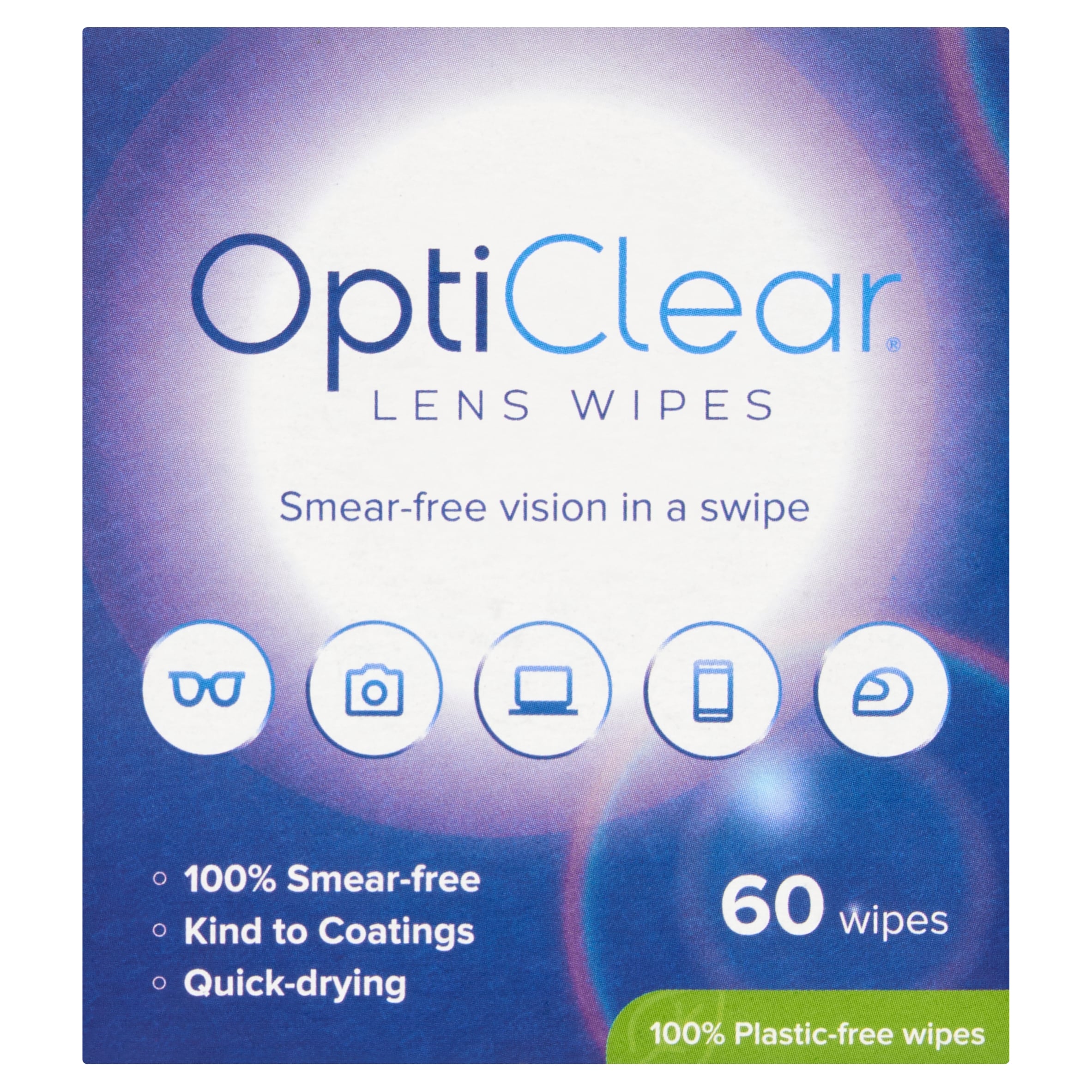 Opticlear Lens Wipes 60 Pack