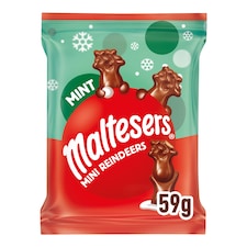 Maltesers Mint Chocolate Mini Reindeers 59G