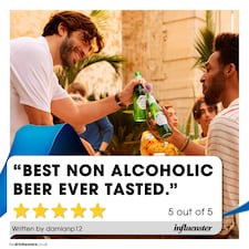 Peroni Nastro Azzurro 0% Alcohol Free Beer Bottles 12x330ml thumbnail 2