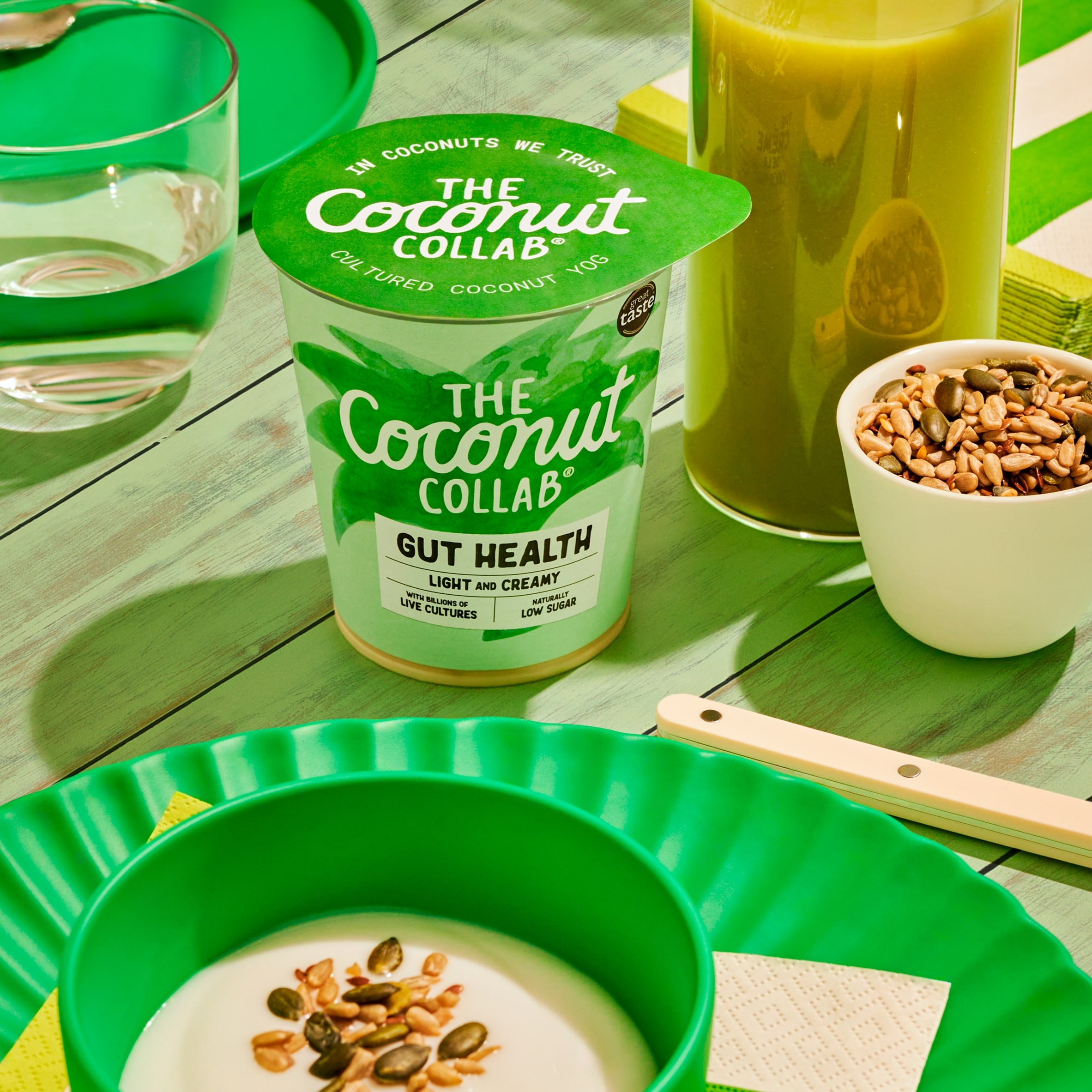 The Coconut Collab Plain Gut Health Coconut Yoghurt 350g thumbnail 4
