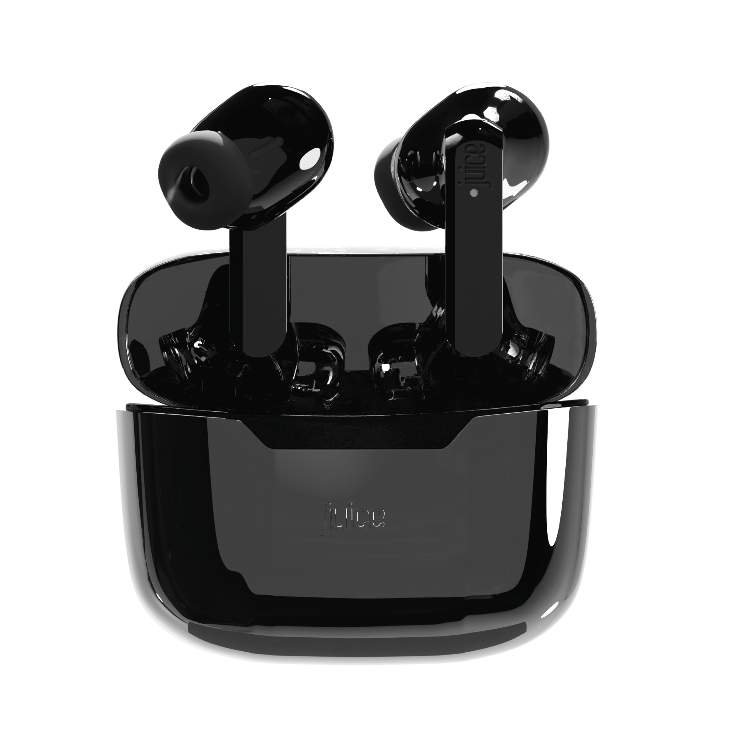 Juice Airphones Play True Wireless Bluetooth In Ear Headphones Black thumbnail 2