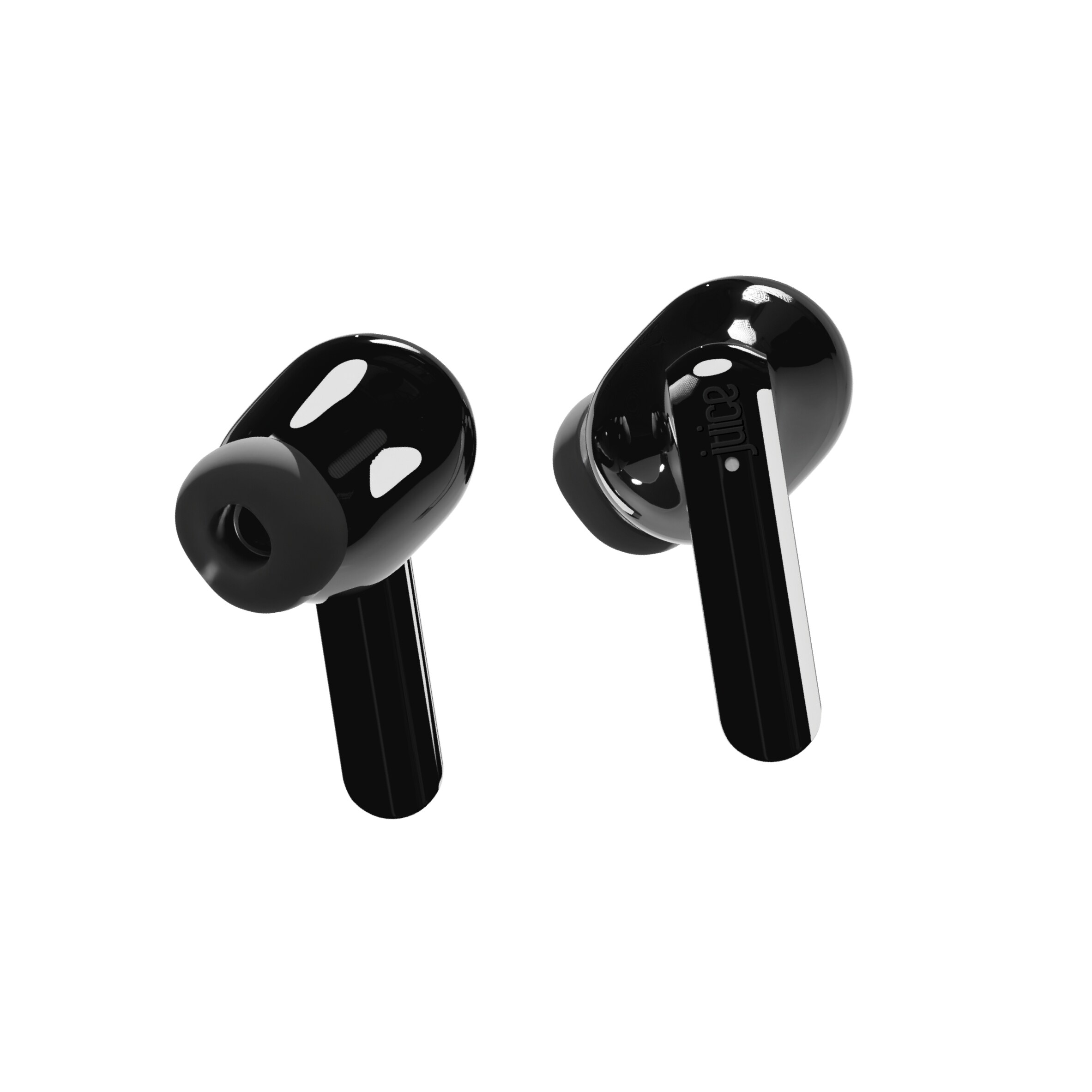 Juice Airphones Play True Wireless Bluetooth In Ear Headphones Black thumbnail 3
