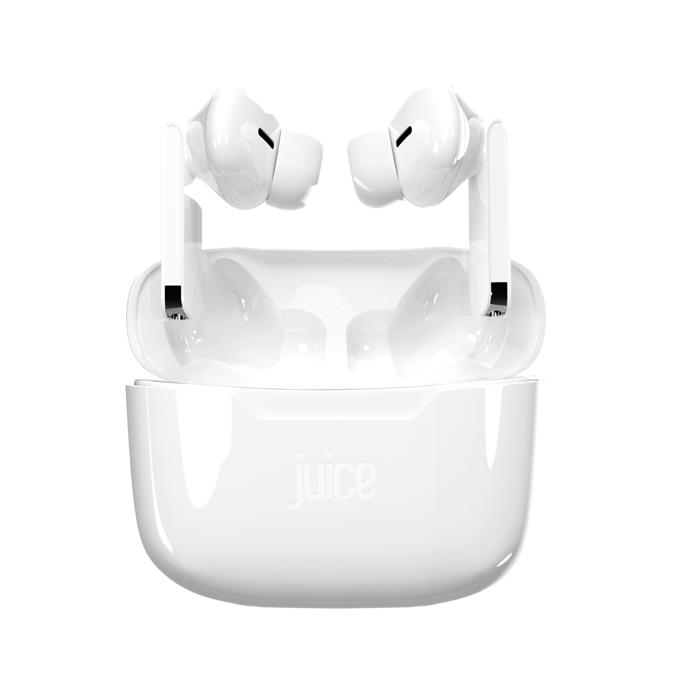 Juice Airphones Play True Wireless Bluetooth In Ear Headphones White thumbnail 2
