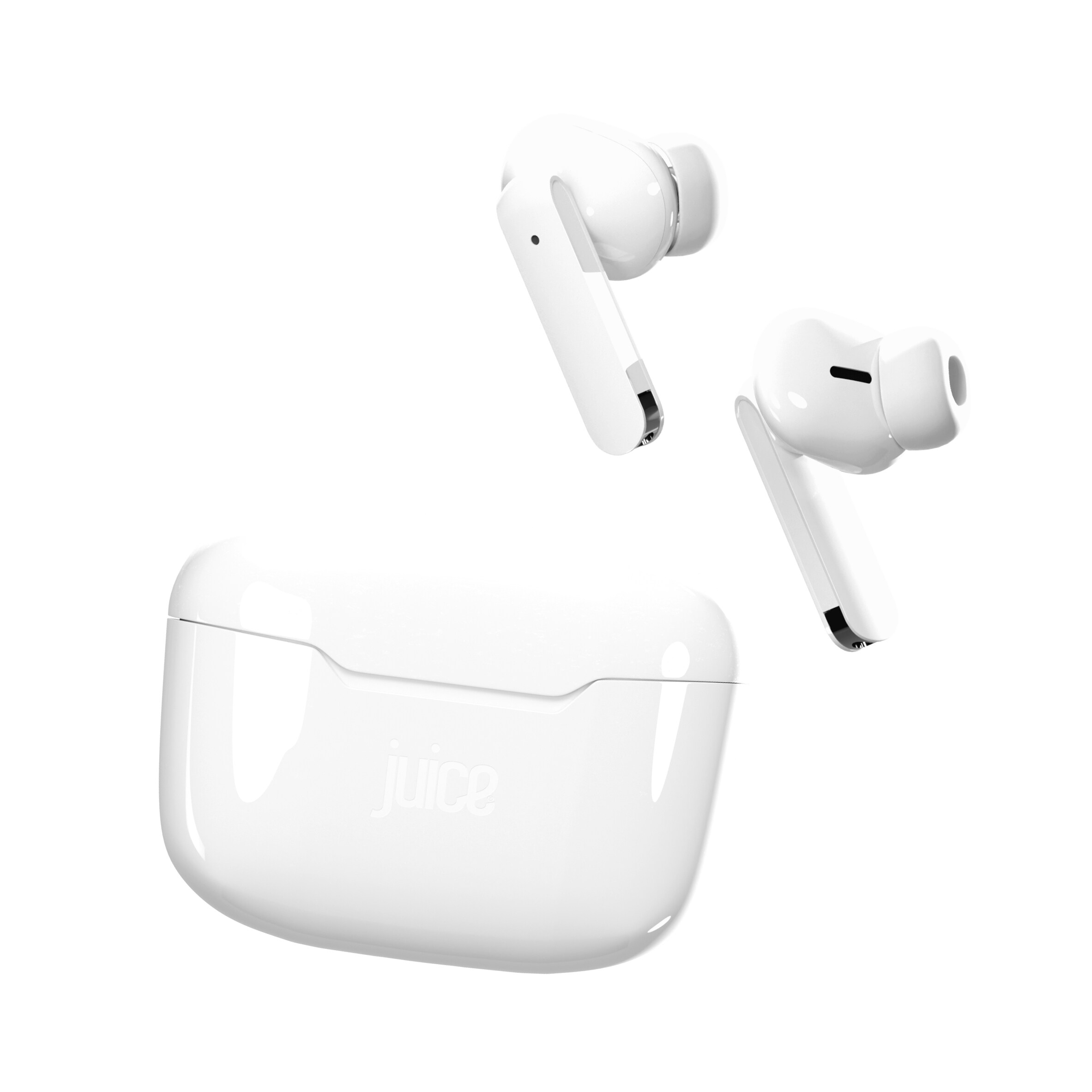 Juice Airphones Play True Wireless Bluetooth In Ear Headphones White thumbnail 4