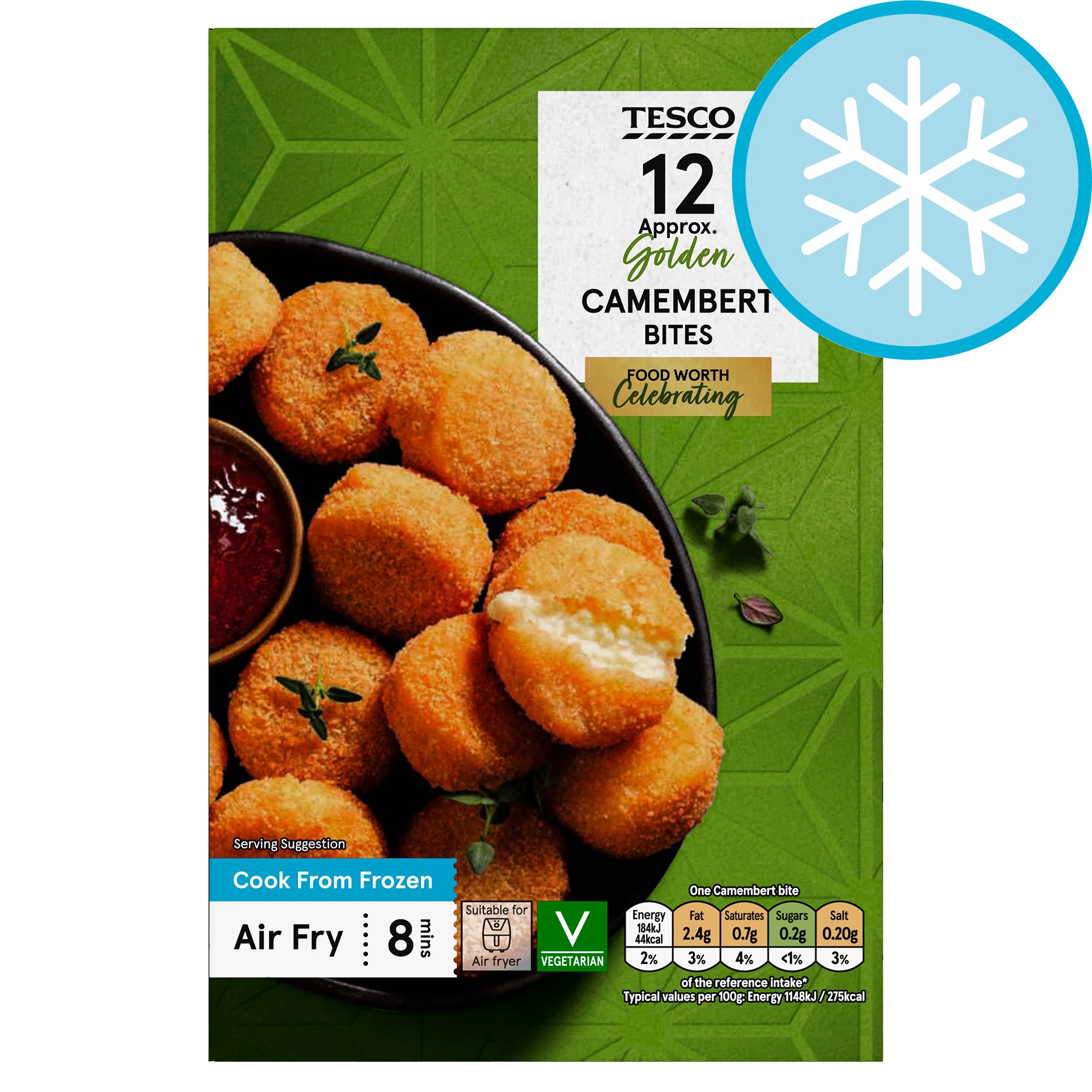 Tesco Camembert Bites 12 Pack 200g