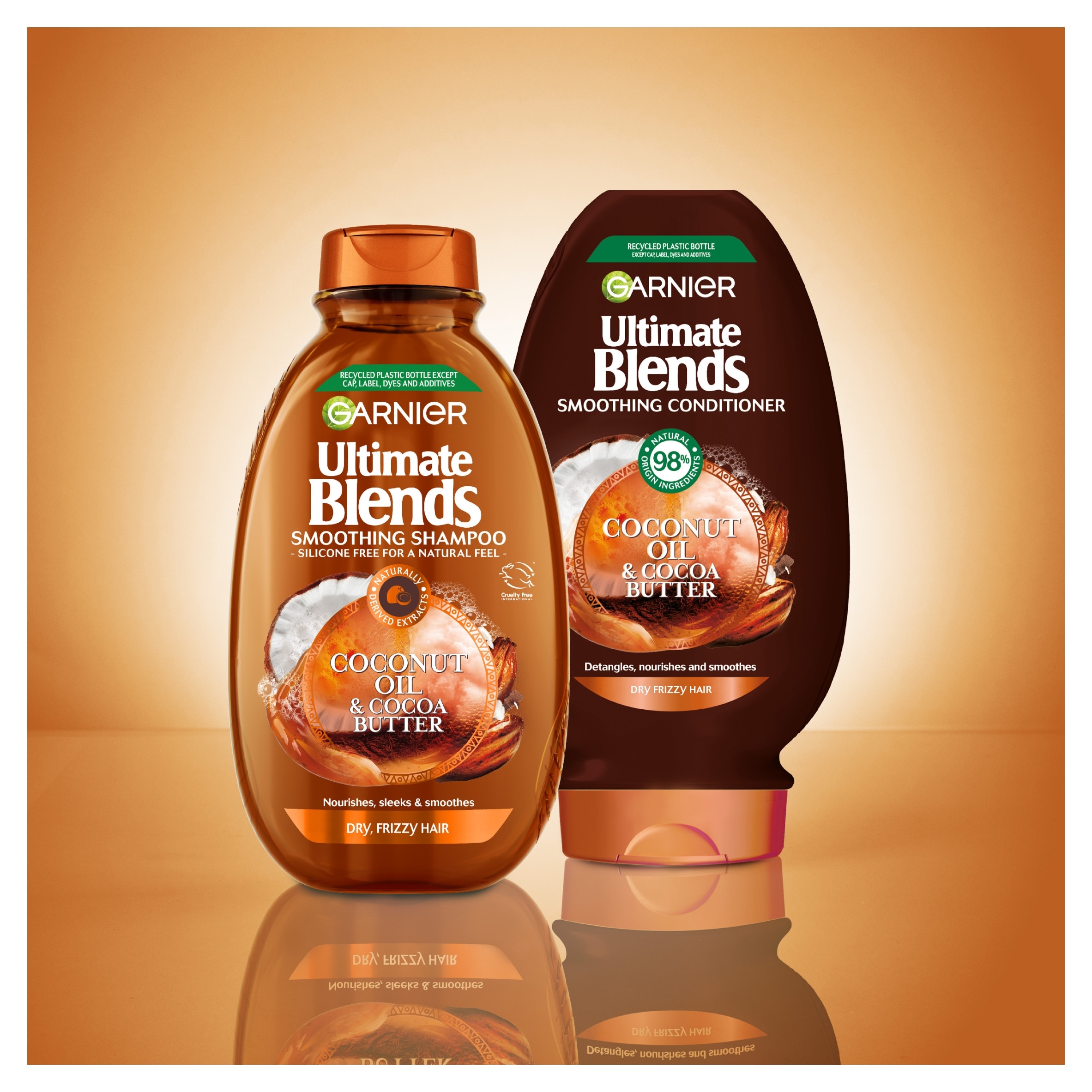 Garnier Ultimate Blends Coconut Oil & Cocoa Butter Conditioner 400Ml thumbnail 5