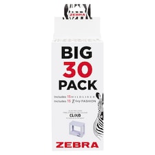 Zebra 30 Pens Stationery Set With Pen Holder