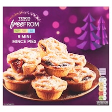 Tesco Free From 9 Mini Mince Pies 275G