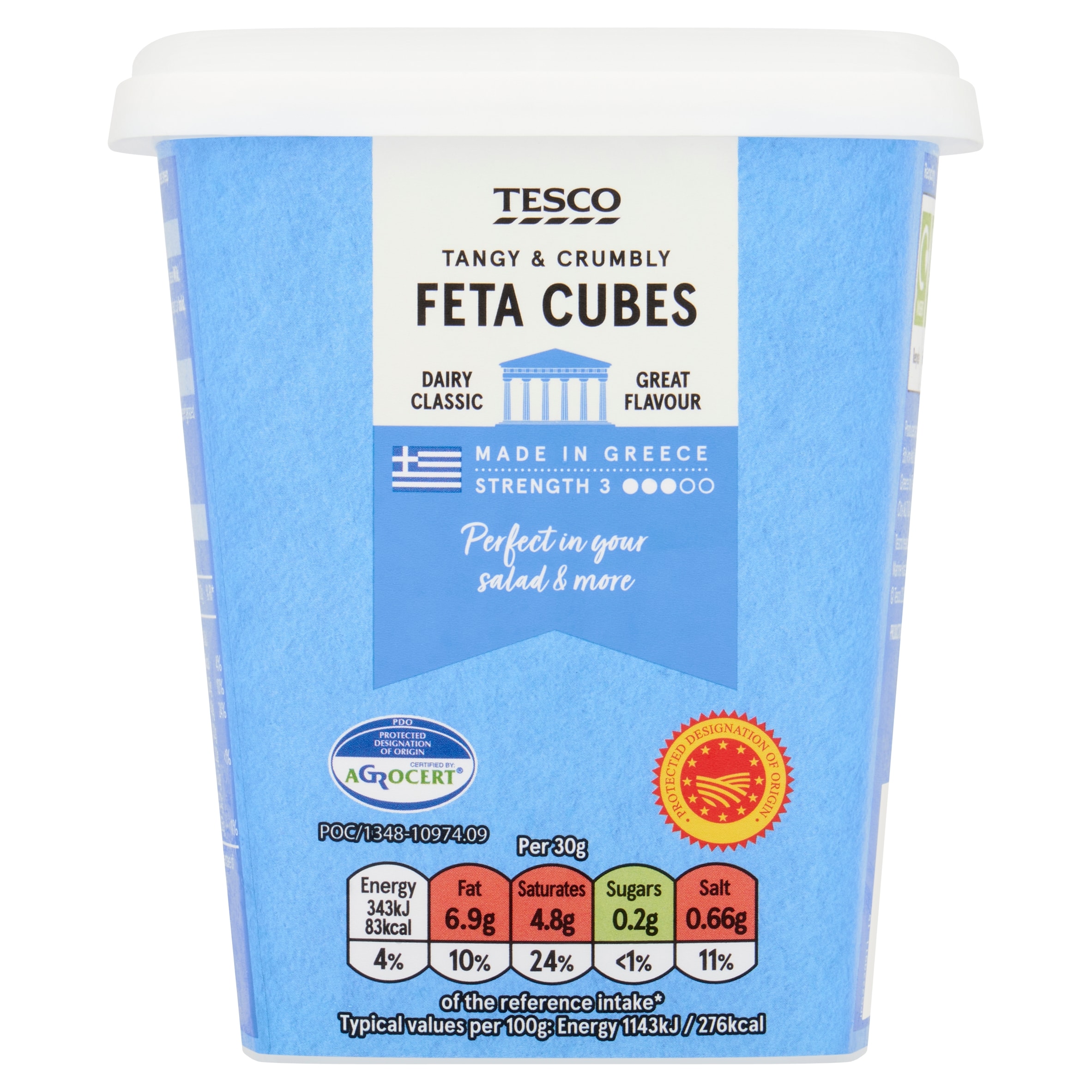 Tesco Feta Cubes 410G