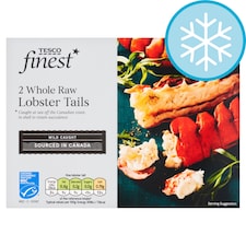 Tesco Finest 2 Whole Raw Lobster Tails 220G