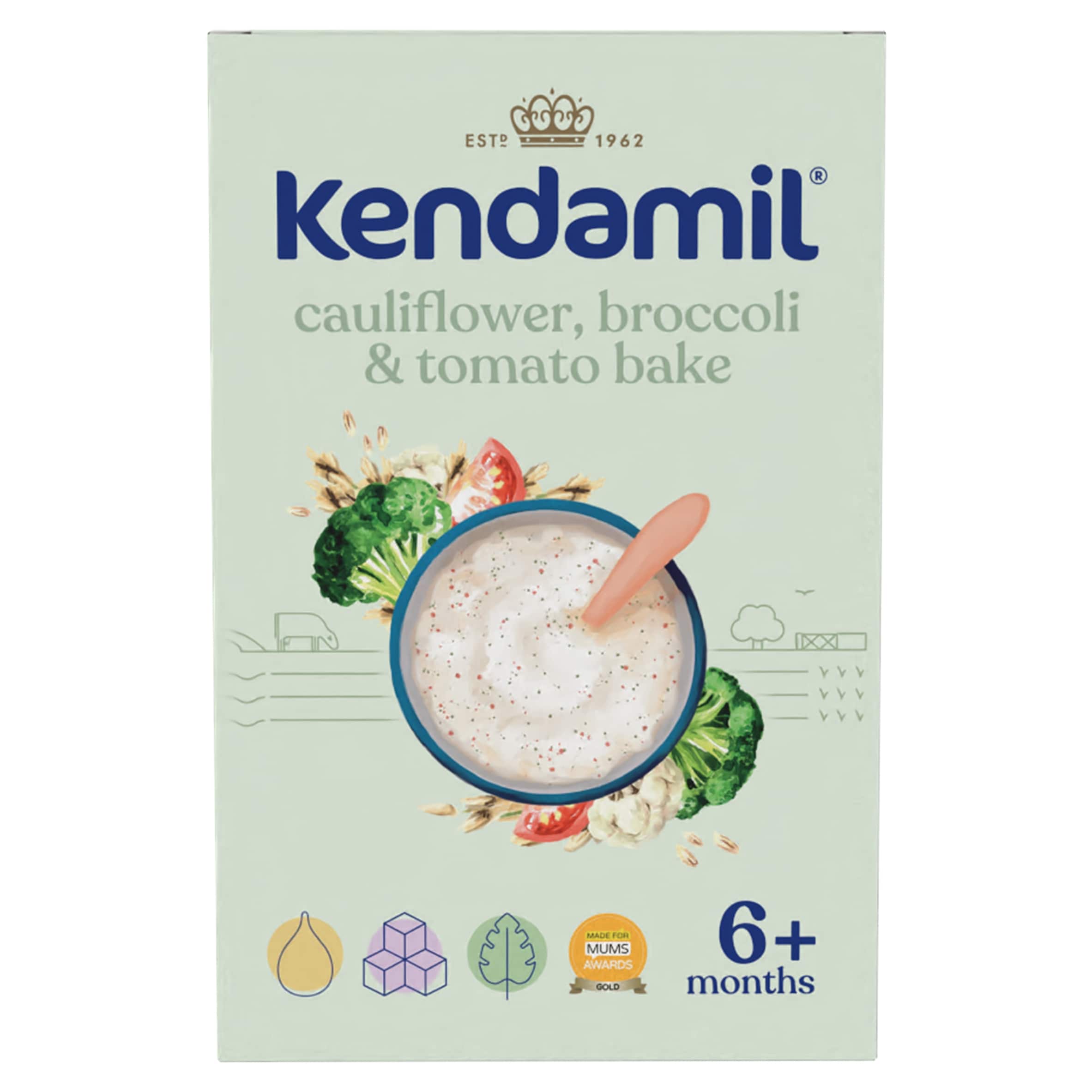 Kendamil Cauliflower Broccoli & Tomato Bake Cereal