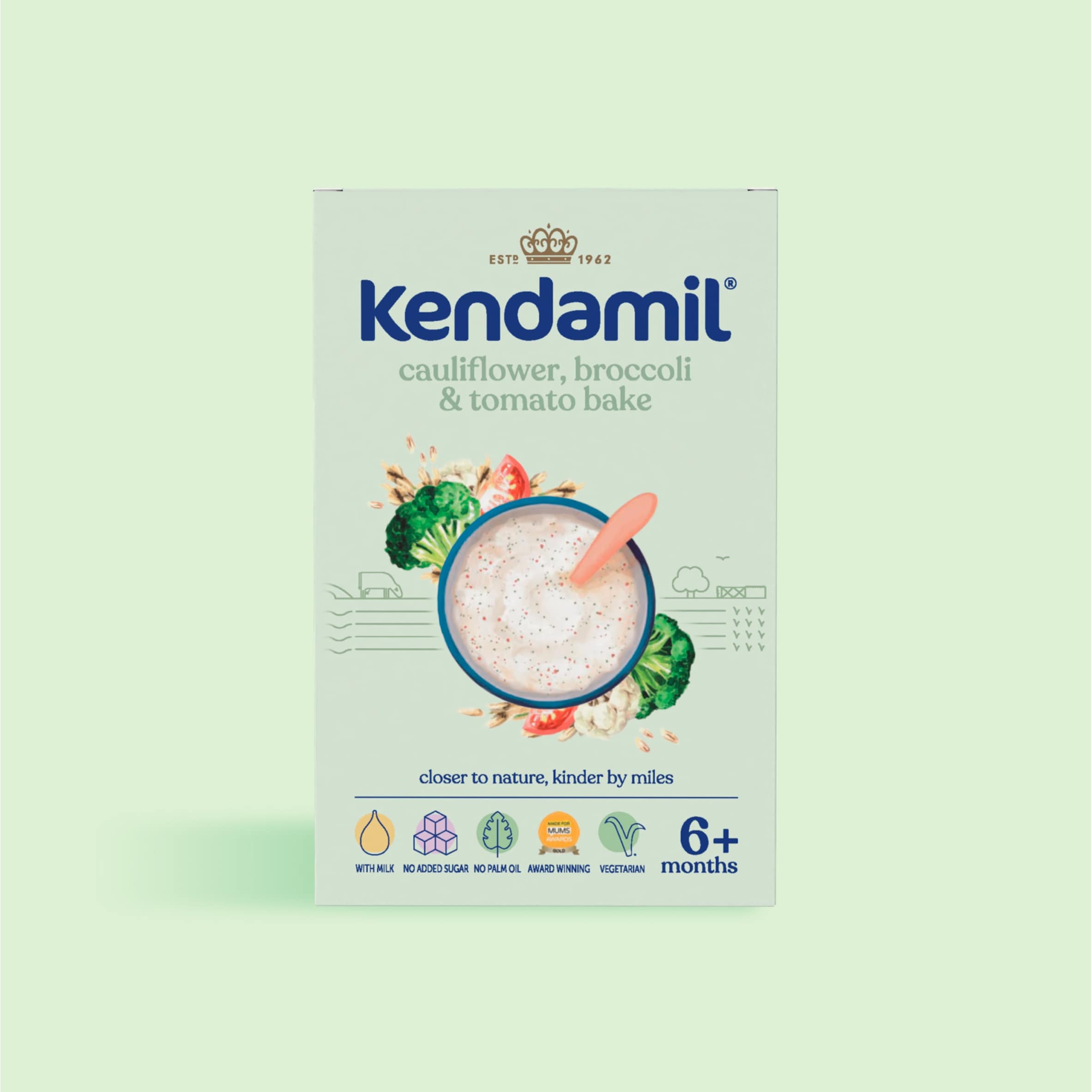 Kendamil Cauliflower, Broccoli & Tomato Bake 6+ Months 150g thumbnail 2